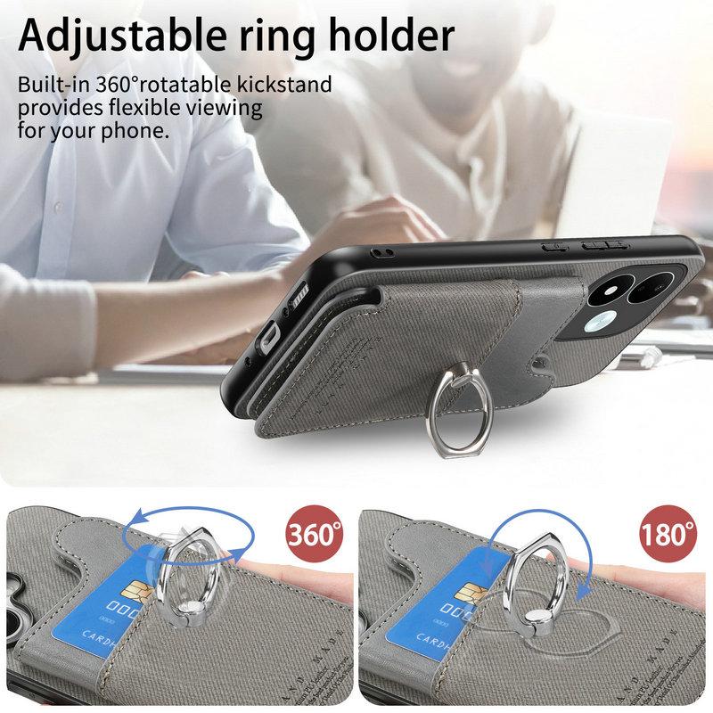 For Redmi Note 17 Pro 5G 2026 RFID Leather Wallet Case for Xiaomi Redmi Note 17 Pro Max Case Note 17 17Pro Back Funda
