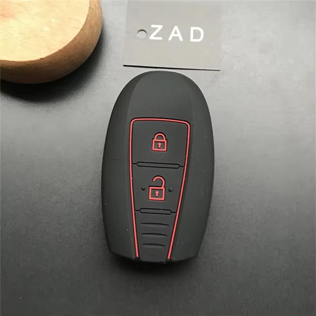 ZAD silicone key fob cover case hood skin protect holder for SUZUKI Swift Sport SX4 SCORSS grand vitara remote car accessori