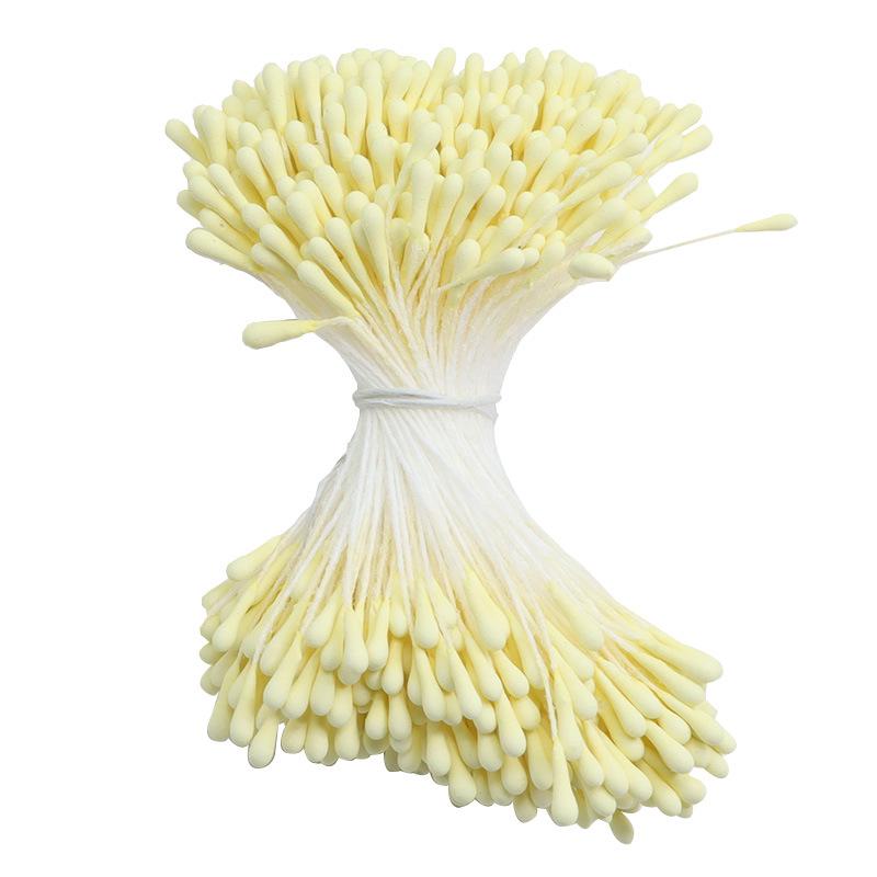 2mm 390 Root Matte Heart Flower Simulation, Eco-Friendly Rose Lily Stamen