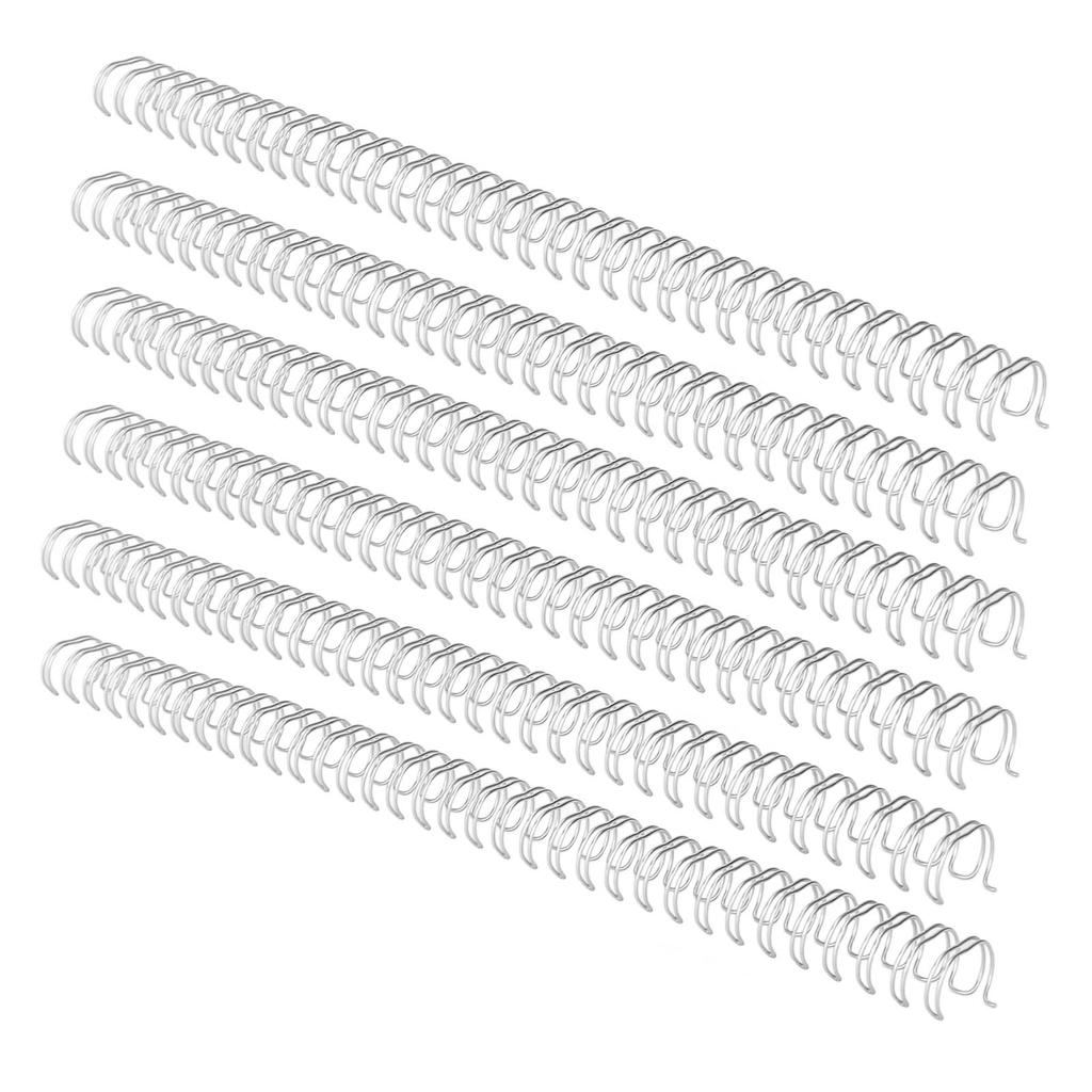 100 Stück Spiralbindespiralen 34   3:1 Teil   Papier Doppelspirale Bindespiralen 120 Blatt Kapazität 14,3 mm Durchmesser