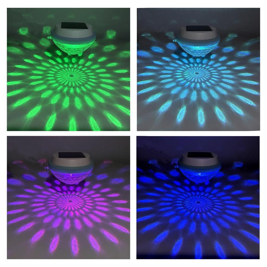 Solar Floating Pool Light Rechargeable Lamp Floats Outdoor Lamps Garden Decorative Powered Decoration Lights For Party Led Color