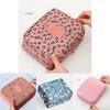 Chic Floral Nylon Zipper Women Makeup Bag And Stylish Cosmetic Case Organizer