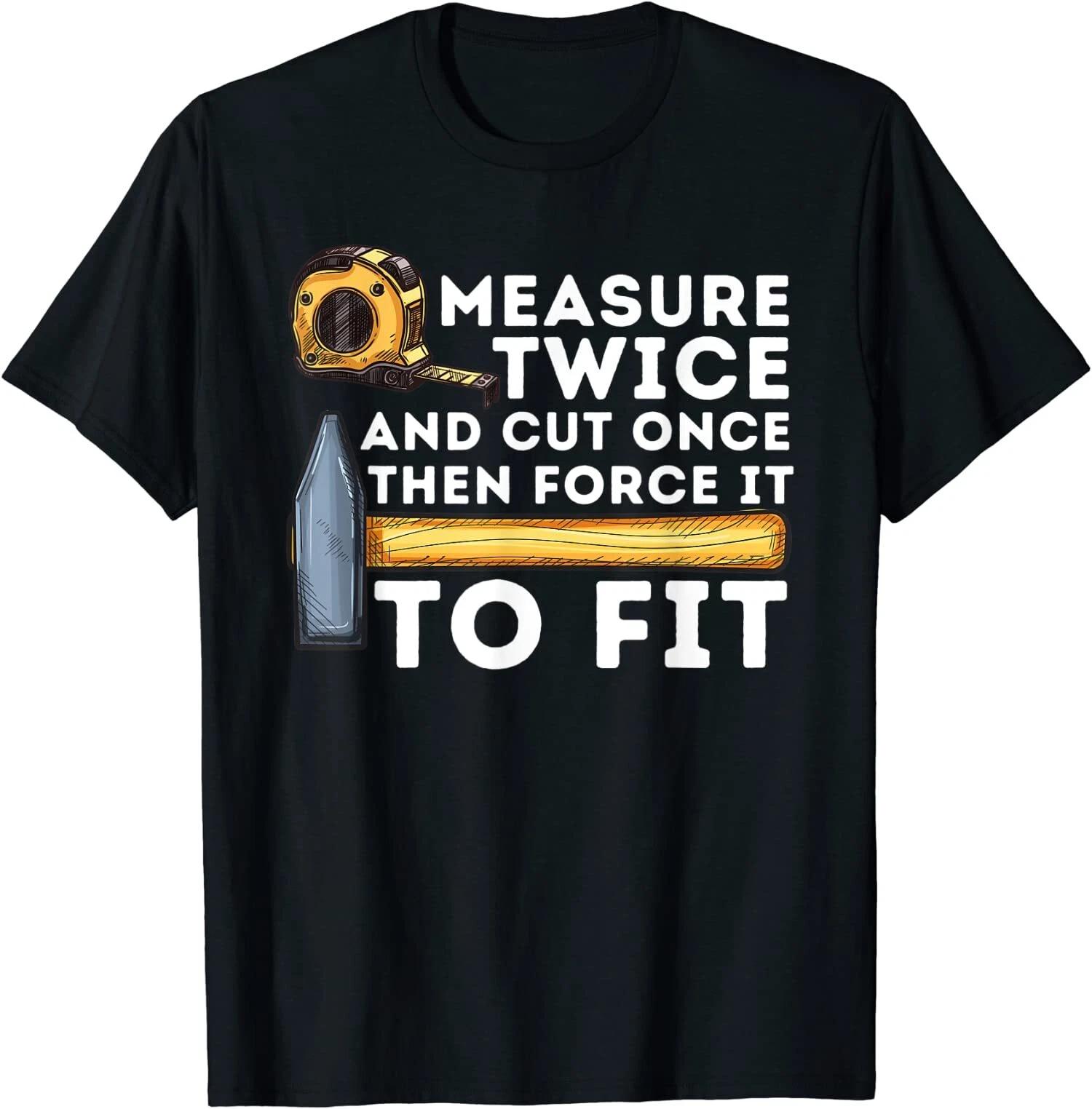 Funny Woodworking Carpenter Gift Idea T-Shirt L