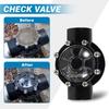 Multipurpose Sturdy ABS Check Valves 180 Degree Designs with Clear Lid Convenient for Pool and Plumbing Systems