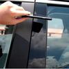 For Hyundai Encino KONA i20 Car Window Center Pillar Black Plastic Trim Sticker Decorative Protector Exterior Accessories