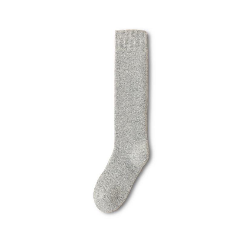 Men's Thick Wool Socks - Warm, Long, High-Top, Plus Velvet for Autumn/Winter