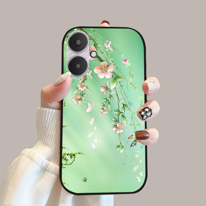 For Xiaomi Poco M6 5G Case 23128PC33I Silicone TPU Soft Phone Cover Cases For Redmi 13C 13R 5G Fashion Protective Fundas Shells