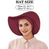 Sun Protections Hat With Headwraps For Outdoor Activities Breathable Sun Protective Headwear Lightweight Foldable Design