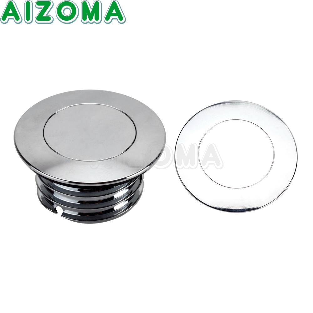Motorcycle Gas Tank Cap Pop-up Fuel Tank Cap Cover For Harley Softail Low Rider FXLR FXLRS FLSL FLSB FLHC FLHCS FLFB FLFBS FLDE