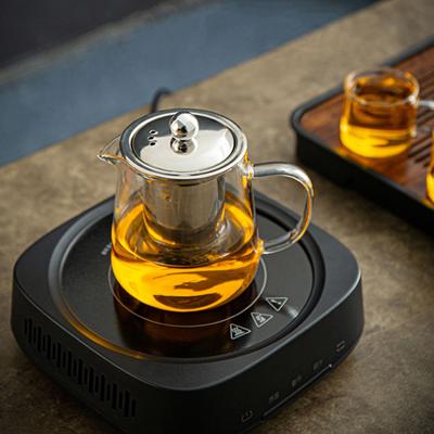 Glass Teapot Chinese Kung Fu Tea Pu 'er Tea Flower Pot Can Be Heated Glass Tea Set High Quality Convenient Coffee Pot