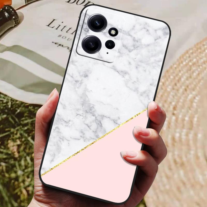 Pro Redmi Note 12 4G Pouzdro Silikonový Zadní Kryt Pouzdro na Telefon pro Xiaomi Redmi Note12 4G Pouzdra Redmi Note 12 4G 2023 Měkký Nárazník Coque