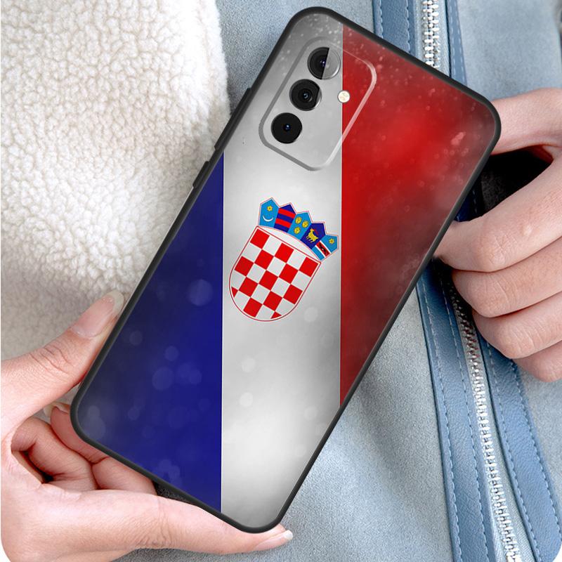 Croatia Flag Phone Case For Samsung Galaxy A52 A32 A12 A14 A34 A54 A51 A71 A53 A33 A13 A15 A25 A35 A55