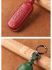 Genuine Leather Key Case for 2022 Mazda Axela/CX5/CX4 - Handmade Protective Cover