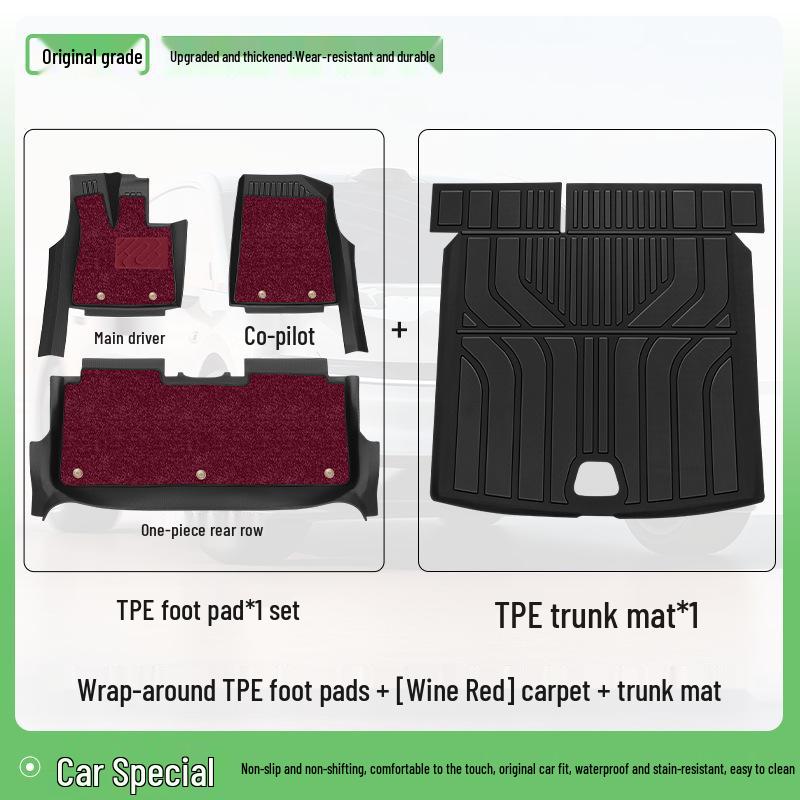 Zeekr X 2026 Full Coverage TPE Car Floor Mats - Custom Fit Carpet Accessories