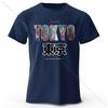 Summer Round Neck 3D Tokyo Printed Top Fashionable Casual Short Sleeved Children's Boy T-shirts