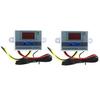 2PCS 110-220V – black, red