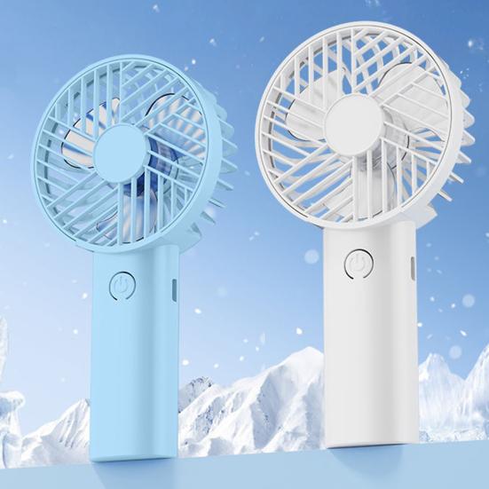 Mini Handheld Fan with Phone Holder 3 Speed USB Rechargeable Summer Cooling Fan