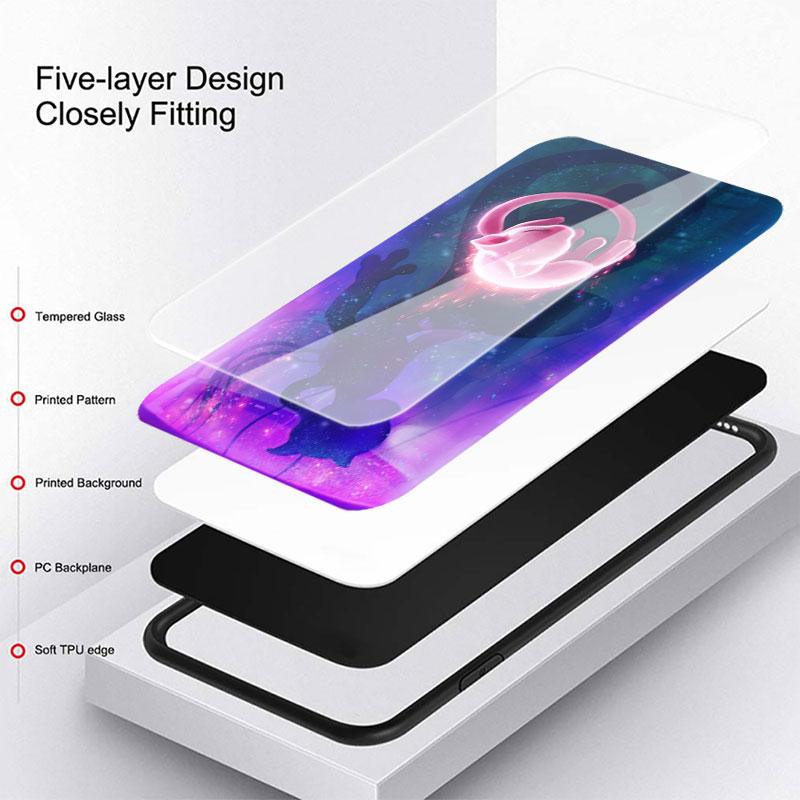 Θήκη από Γυαλί Anime Comic Pokemon Για Xiaomi Mi Poco X3 NFC F3 11T 11 Lite Funda Για Redmi Note 11 Pro 10 9 8 9C K40 Κάλυμμα Τηλεφώνου