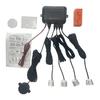 First Safe 12V 22mm Car Parking Sensor Kit Universal 4 Sensors Buzzer Reverse Backup Radar Sound Alert Indicator Probe System