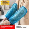 100Pcs Disposable Pe Arm Sleeves Oil Proof Dust Proof Waterproof For Home Cleaning Kitchen Cooking Daily Housework