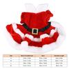 Fashion Cute Santa Claus Dog Skirt Soft Warm Dog Winter Clothes Breathable Cats Christmas Dress Spring