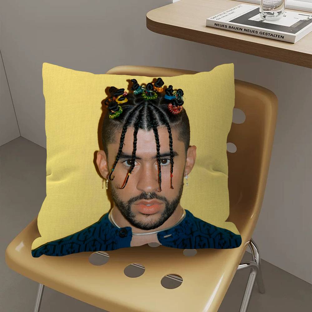 Singer Bad Bunny Pillow Anime Pillow Sofa Bed Head Pillow Cover Cushion Cover x cm Fashion