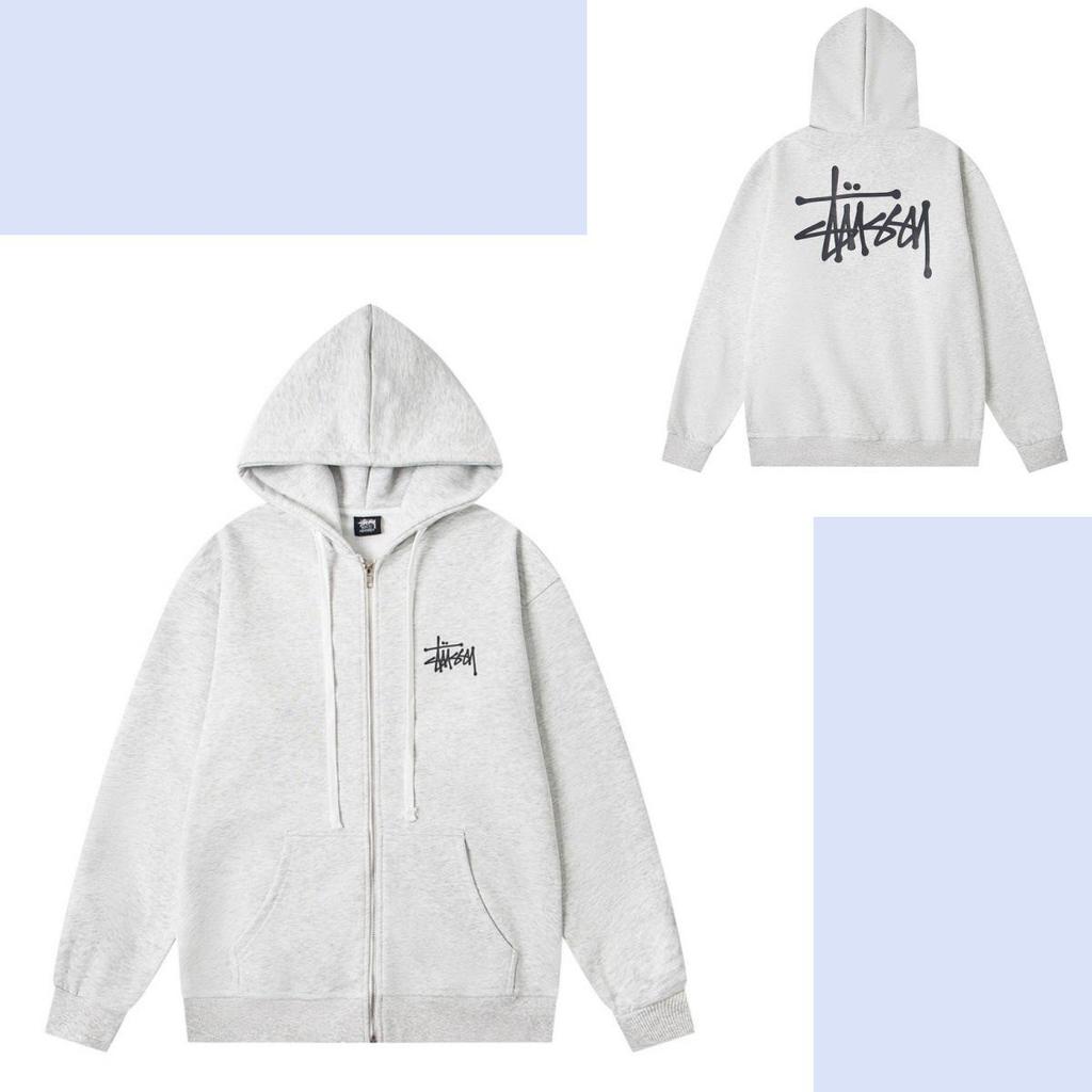 Sudadera con Aplicación Trasera SS23: Nuevo Gorro con Cremallera Retro de Alta Calle con Logo Bordado