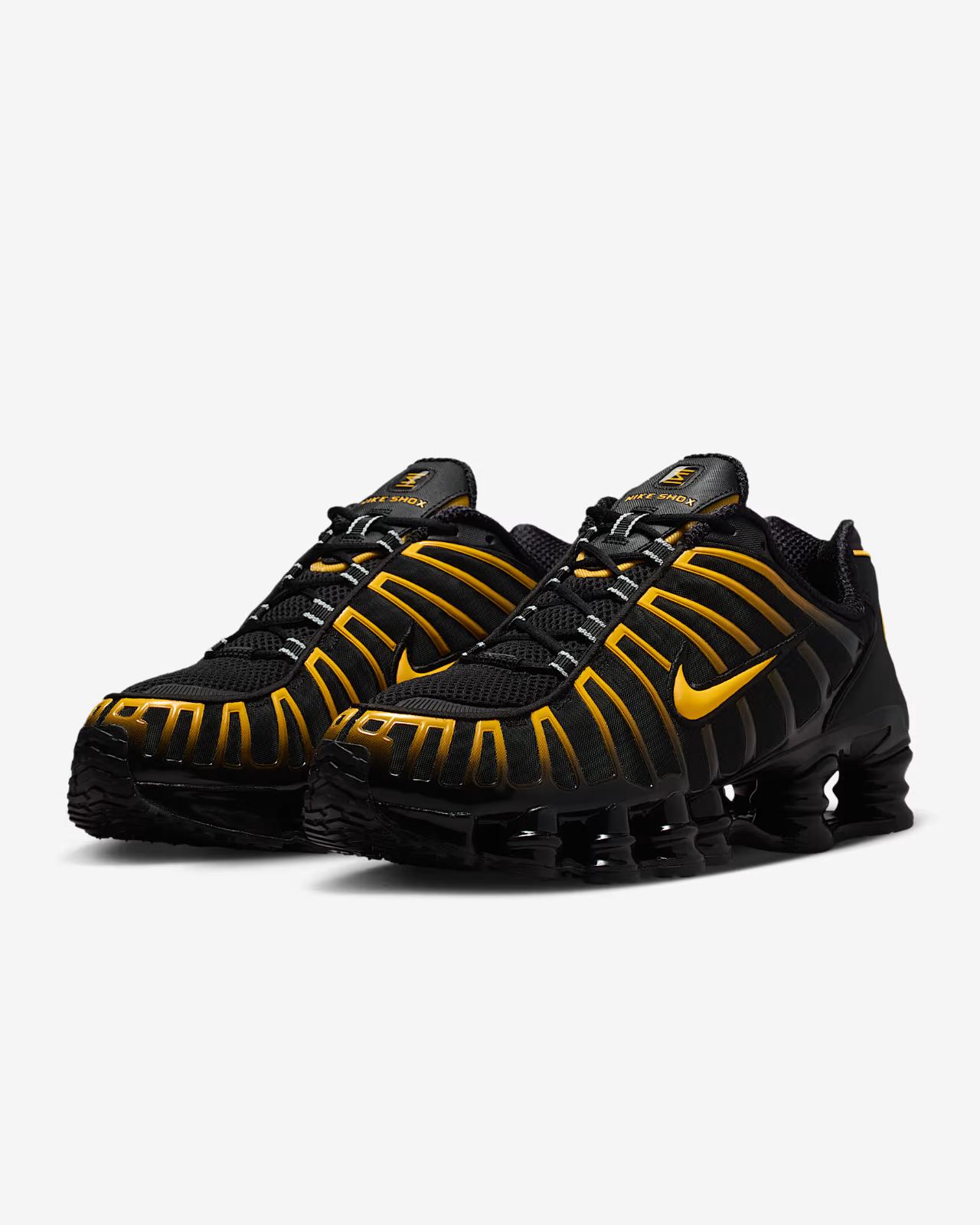 AV3595-013 Nike Shox TL Black University Gold (Men s) 11