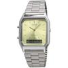 Casio CASIO ANADIGI ANA-DIGI QUARTZ WATCH VINTAGE SERIES AQ-230A-9AMQY Unisex Dual Time Lime Ye...