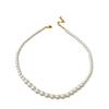 Spring and summer new Korean version small fragrance gradually change the size imitation pearl fashion celebrity temperament necklace collarbone chain