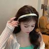 2pc European and American Retro Solid Plaid Headband Hair Bands Hairband Hoop for Women Girls Holiday Korean Hair Accessories