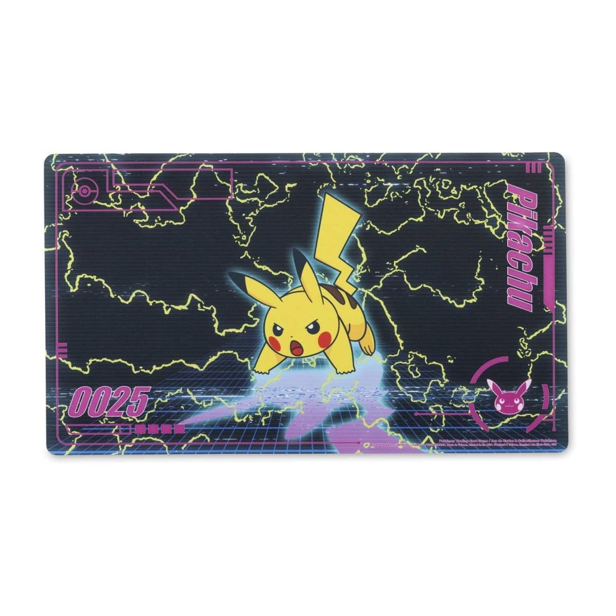 

Pokemon Pokemon Pikachu Neon Charge Playmat Center TCG