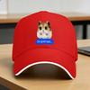 Süßes Hamster Meme Lässige Baseballkappe Laufen Hippie Trucker-Kappe Sommer Sonnenschutz Partner Damenmode Snapback-Kappe