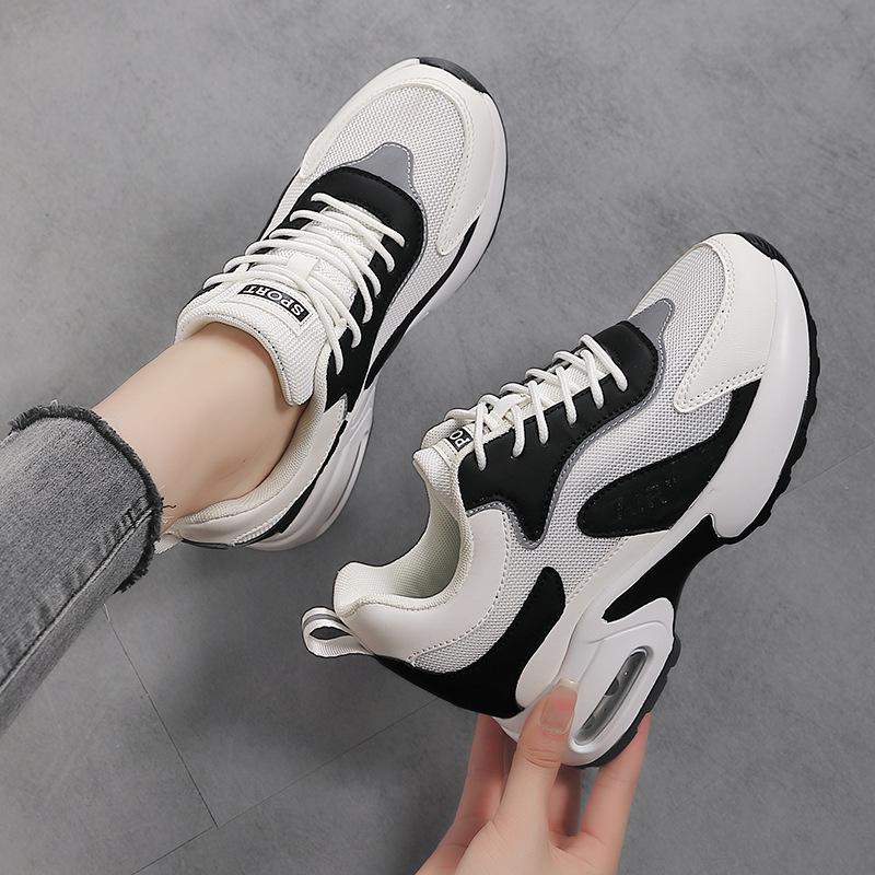 Women's Air Cushions Breathable Platform Shoes Athleisure Shoes
