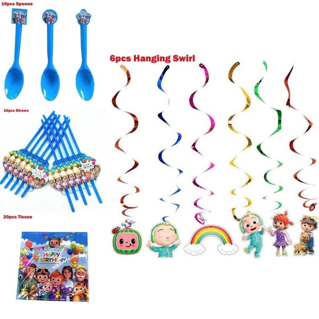 Colorful Kids Birthday Party Supplies Featuring Joyful Plates And Happy Banners