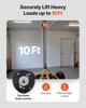 Hand Chain Hoist, 1 Ton 2200 lbs Capacity, Manual Chain Block with Upgrade G80 Galvanized Chain, 3 m Lifting Height, Heavy Duty Pulley Hoist for