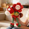 Ciondolo Bambola Peluche Anno del Cavallo 2026 Mascotte Portachiavi Morbido Bambola Portafortuna Decorazione da Appendere per Zaino