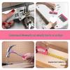 HiSpec Pink Household Tool Set with Wrench, Pliers, Hammer, Electric Screwdriver, and Toolbox