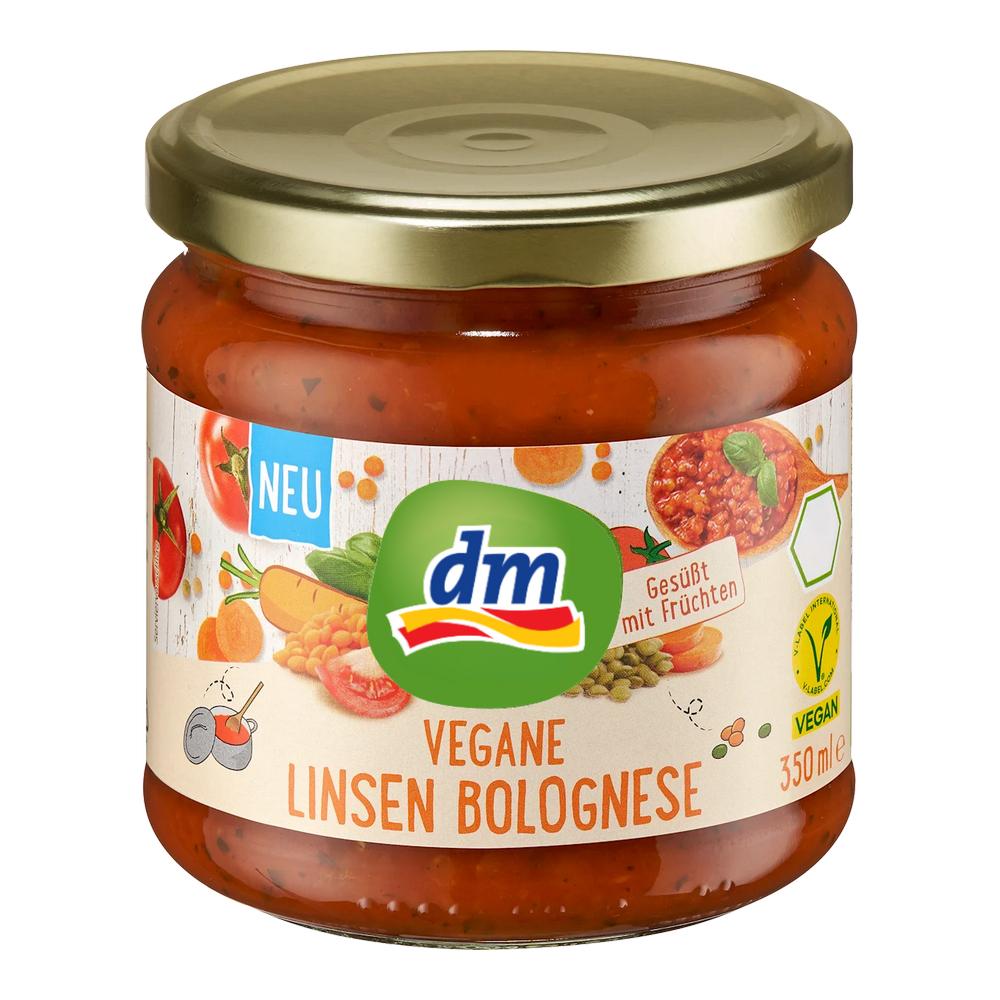 German Dm Lentil Vegan Bolognese Sauce 350Ml