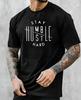 Summer Casual Men's T-Shirt Daily Outdoor Loose Comfortable Short Sleeves Fashionable Street Style Gradient Color Top Tees