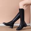 Boots 2025 Autumn and Winter Foreign Trade Large Size European and American Trend Boots Non-slip Wear-resistant Versatile Fashion Boots Women's Shoes