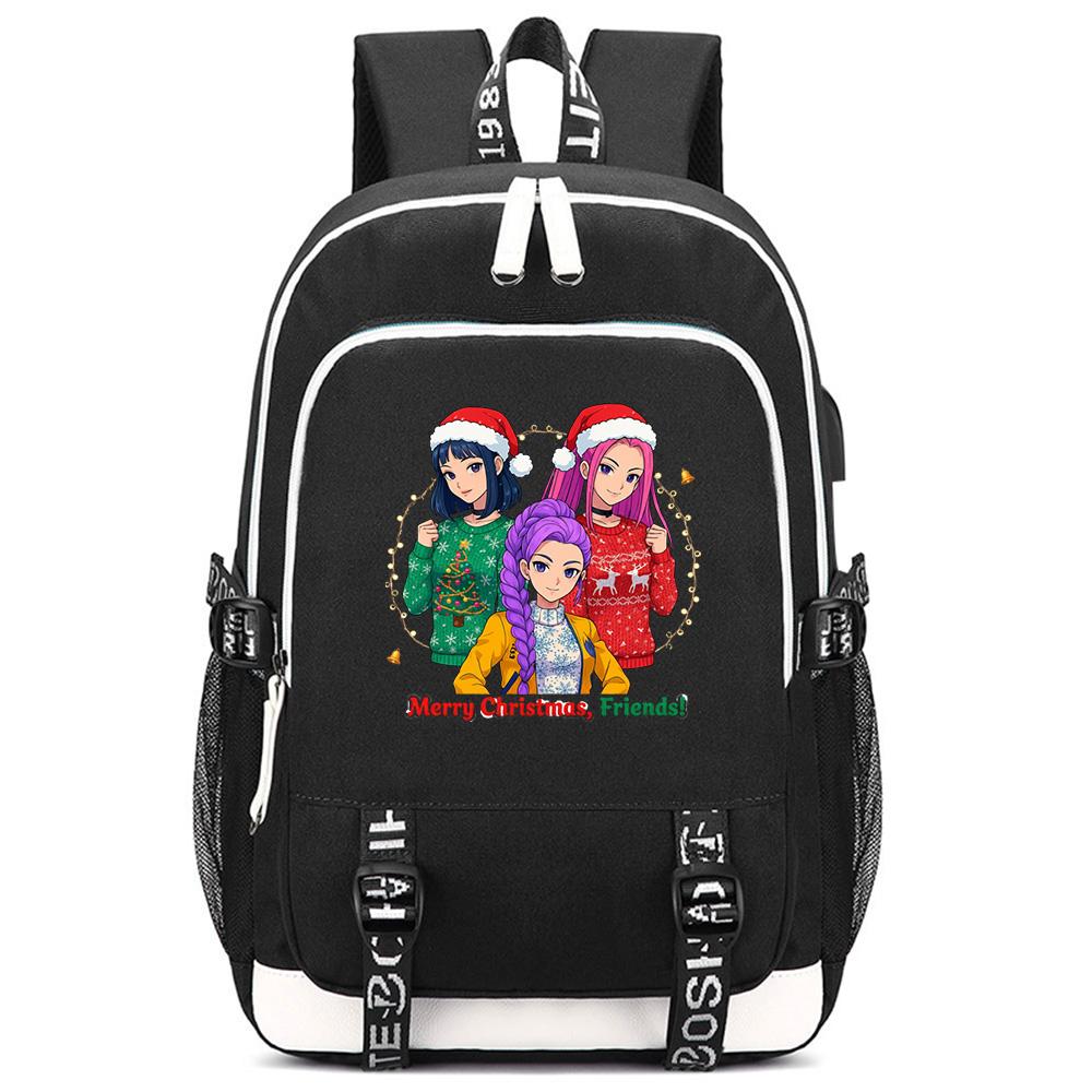 

Cartoon K-Pop Demon Hunters Printed Large Capacity Backpack for Teenger Student Girl Boy Schoolbag Bookbag Kid Gift Waterproof Travel Bag