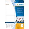 HERMA Movable-removable Labels 96 X 63.5 A4 White - 4350