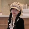 Korean Style Cloud Beret British Style Painter Hat Casual Octagonal Hat  Girl