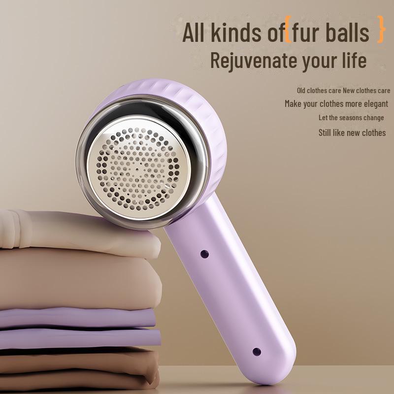 Rechargeable Electric Fabric Shaver with 6-Blade Head