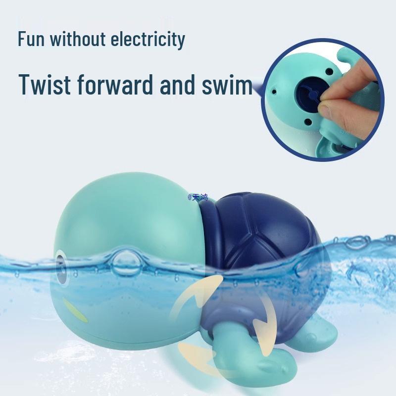 Baby Bathing Turtle & Yellow Duck Water Play Toy for Kids