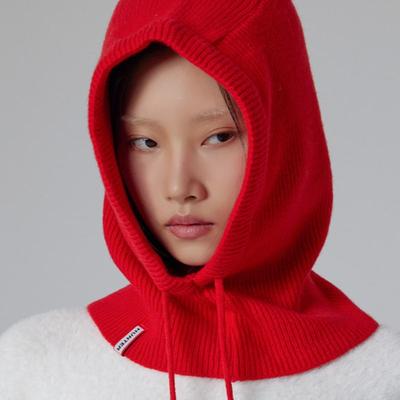 HUNTER [WOMEN] Essential Knit Balaclava - Red HDW0001CHZRED