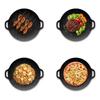 Grilling Pan Non-stick Cooking Pans Multi-purpose Induction Cooker Round for Outdoor Camping Kitchen Bakeware Kitchen Bakeware