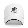 Ashton Calum Luke Michael Punk Rock Baseball Cap Popular SOS Sandwich Cap for Unisex Women Adjustable Dad Hat Sport