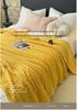 Three-Dimensional Jacquard Velvet Blanket - Tawny Flannel Sofa Cover